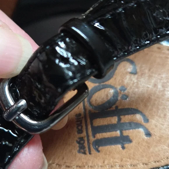 Sofft Patent Leather Slingback Heels With Bow Accent Size 7.5 EUC - Picture 7 of 8